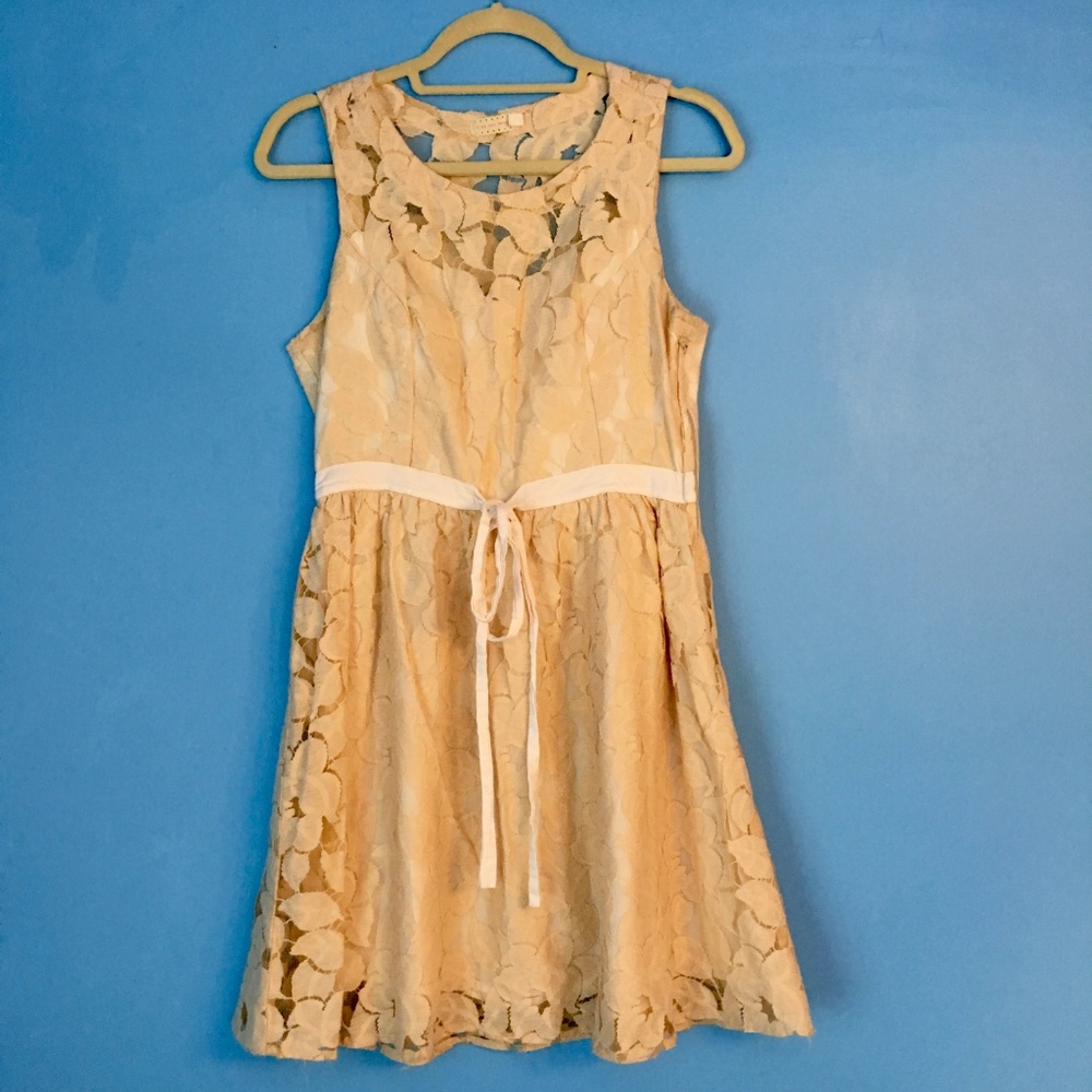 Cream Lace Dress